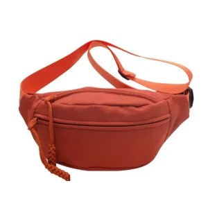 Sac banane femme rouge-orangé