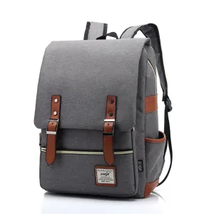 Sac à dos vintage imperméable voyage ordinateur