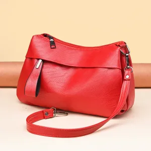 Sac à main bandoulière cuir souple femme