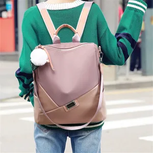 Sac à dos solide cuir rose