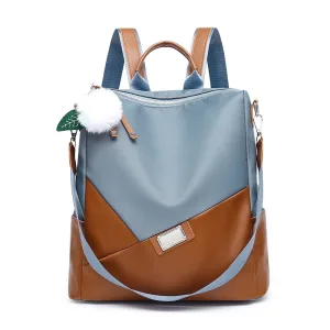 Sac à dos solide cuir bleu