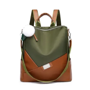 Sac à dos solide cuir vert