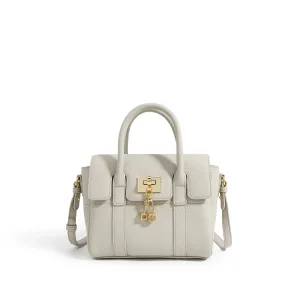 Bandouilère cuir véritable gris