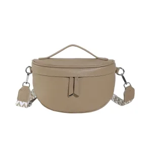 Bandoulière ou taille cuir haute qualité jaune