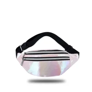 Sac banane femme irisé rose
